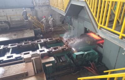 印尼青豐鉻鐵項目連鑄機熱負荷試車圓滿成功